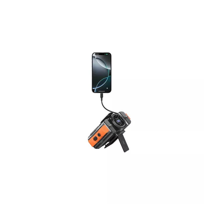 فن خنک کننده کمری، پاوربانک و چراغ قوه پرودو مدل PD-LFST164-BROG