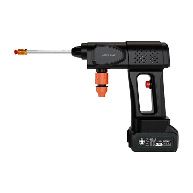 کارواش شارژی تفنگی گرین لاین مدل Green Lion Cordless Pressure Wash Gun CX14۰