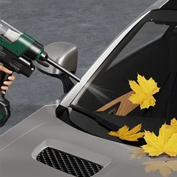 کارواش شارژی و جارو سه کاره مدل GNTRIOWSHGNBK گرین لاین Green Lion Trio Wash Gun Car Wash
