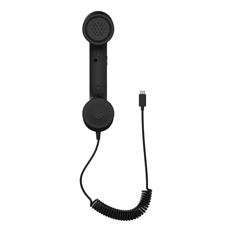 گوشی کلاسیک رومیزی پرودو با کانکتور Type-C مدل PD569BK