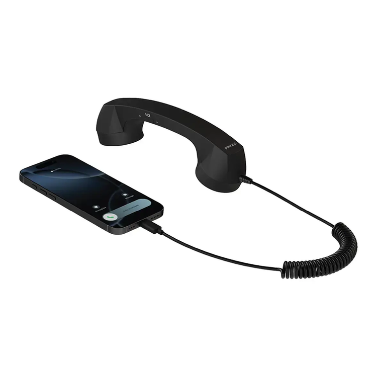 گوشی کلاسیک رومیزی پرودو با کانکتور Type-C مدل PD569BK