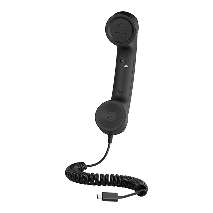 گوشی کلاسیک رومیزی پرودو با کانکتور Type-C مدل PD569BK