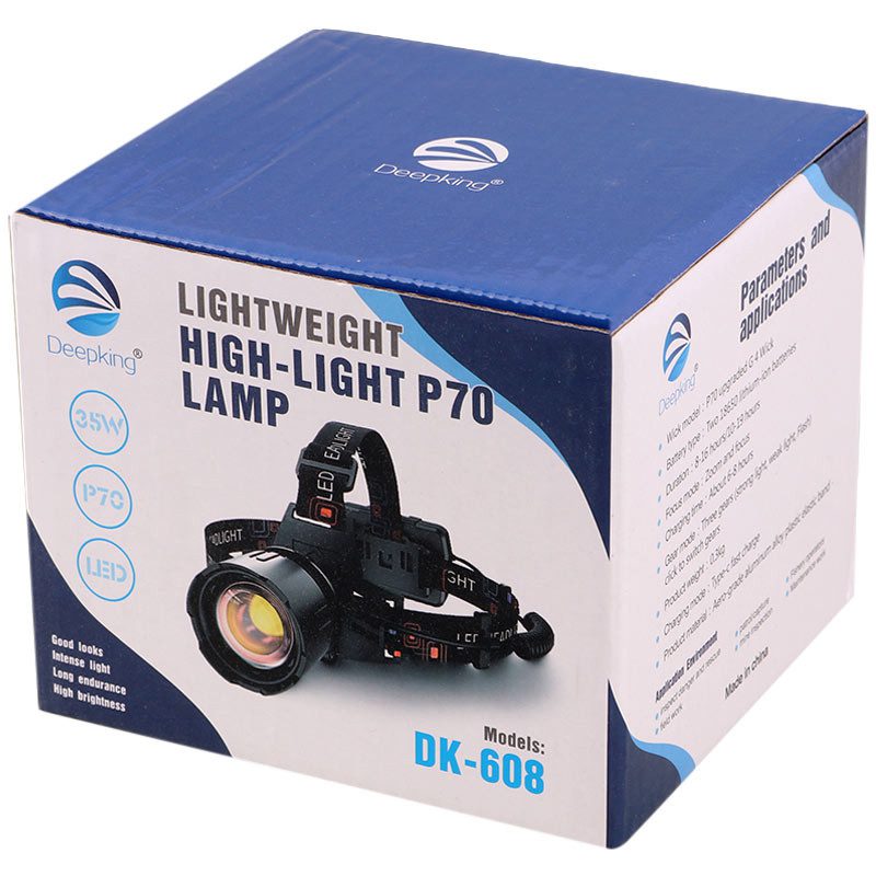 چراغ هدلایت  پیشانی شارژی دیپ کینگ مدل DK-608